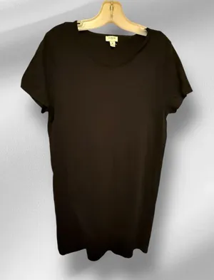 J Crew Black T-Shirt‎ Dress thumbnail 1