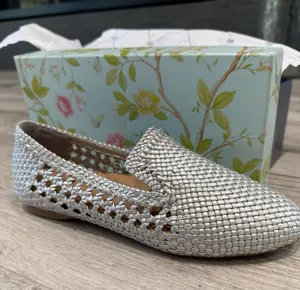 Birdies The Starling Silver Woven Flats thumbnail 1
