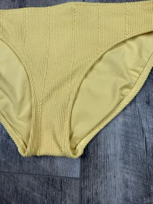 Aerie Yellow Ribbed Bikini Set thumbnail 3