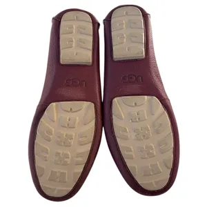 EUC UGG Leather Brinley Driving Moccasins / Loafers Rose Size 7 thumbnail 7