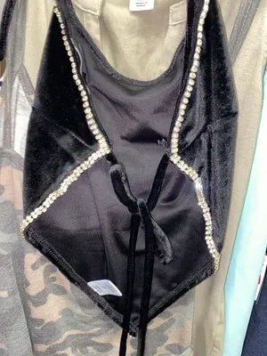 Diamond Black Bandana Top thumbnail 2