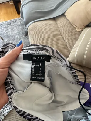 Zebra Dress Forever 21 Mini thumbnail 2