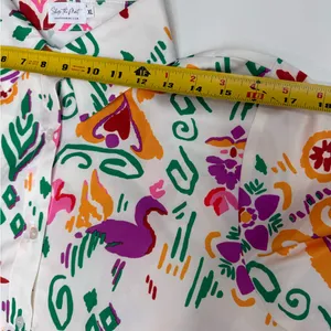 SHOP THE MINT All I Want White Abstract Tiered Dress size XL thumbnail 4