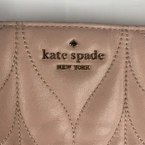 Kate Spade Large Shoulder Bag Briar Lane Quilted Emelyn Pink Leather Gold Chain thumbnail 5