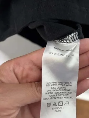 Quince Black Pocket T-Shirt Dress thumbnail 5
