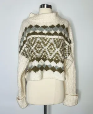 Free People Chunky Knit Sweater thumbnail 1