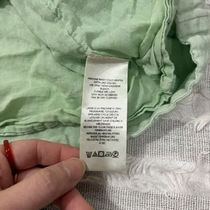 Free People Altura Mini Dress Sz L Light Green Boho Hippie Preppy Coastal Beach thumbnail 10