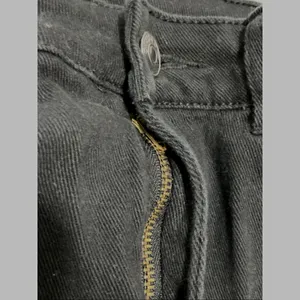 H&M Flare Wide-Leg Womens Black Jeans Size 4 thumbnail 5