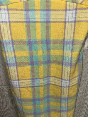Zara Yellow Plaid Mini Dress with Pastel Accents thumbnail 4