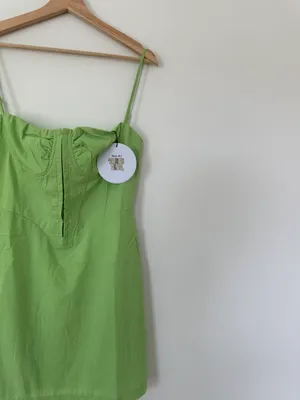 Princess Polly Alano Mini Dress Green thumbnail 6