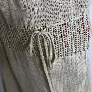 Zara Crochet Tie waist Dress medium Cottagecore thumbnail 8