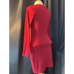 Lulus Red Long Sleeve Bodycon Mini Dress D11947HRL Size Small thumbnail 5