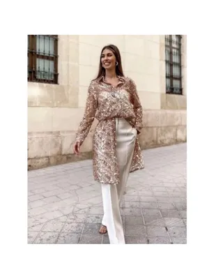 Zara Rose Gold Sequin Midi Dress thumbnail 4