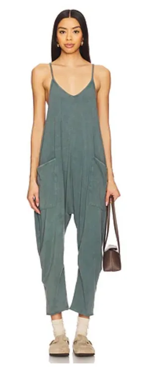 FP Movement Free People Hot Shot Onesie Medium jumpsuit oversized boho gorpcore thumbnail 1