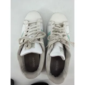 Adidas Cloudfoam Sneakers Women‎ Size 10 White Mint Green F33888 Low Top thumbnail 8