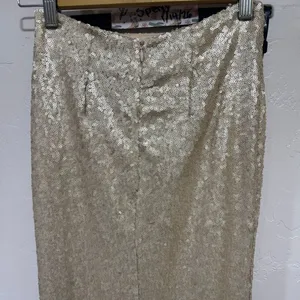 Lulus Rose Gold Sequins Mermaid Skirt XS thumbnail 6