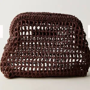 Free People NWT Sand Bound Clutch in Chocolate thumbnail 2