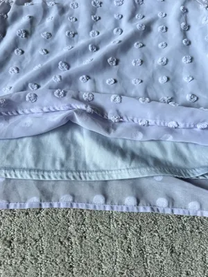 She + Sky Lavender Textured Blouse thumbnail 4