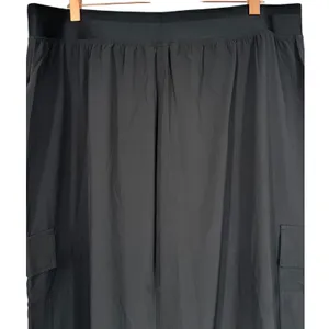 Athleta Brooklyn Heights High Rise Cargo Midi Skirt Black Size 16 Activewear thumbnail 6