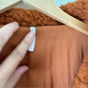 Free People *SO SOFT* Teddy Coat In Terra Cotta thumbnail 4