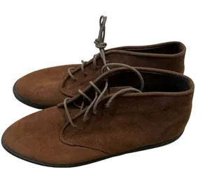 Vintage 80s Keds brown suede leather chukka boots women’s Sz 8 lace up thumbnail 1