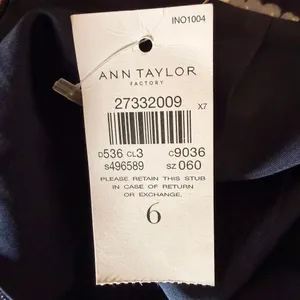 Ann Taylor Factory Floral Lined Pencil Career Skirt SZ 6 thumbnail 11
