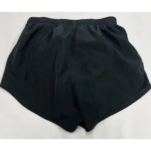 Nike Dri Fit Tempo Shorts Womens Small Black Gray Swoosh Brief Lined Running B thumbnail 5
