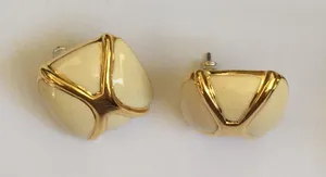 FINAL MARKDOWN Lovely enameled pierced earrings nwot thumbnail 1