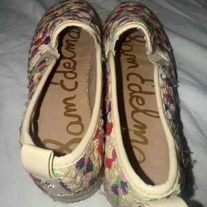 Sam Edelman Carrin Espadrille Platform Shoes Womens Size 8 Slip On Multicolor thumbnail 6
