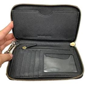 MICHAEL KORS Black Zip Around Wallet thumbnail 3