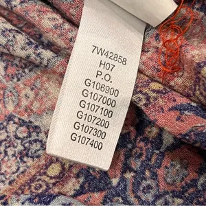 Lucky Brand Long Sleeve Peasant Top size Medium thumbnail 8