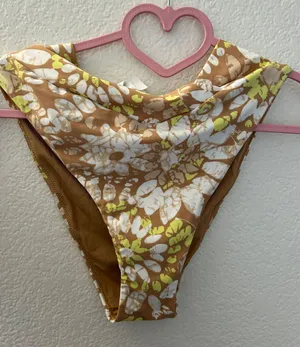 Aerie Floral Bikini Bottom thumbnail 1
