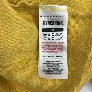 Gymshark Long Sleeve Crop Top Sweatshirt Mustard Yellow Women’s Size Medium thumbnail 4