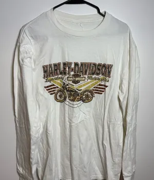 Vintage Harley-Davidson Santa Maria California Long Sleeve T-Shirt thumbnail 1