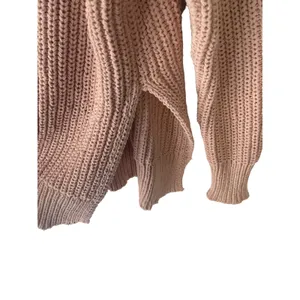 Aerie Size Medium Light Pink Knit Round Neck Sweater Coquette Soft Cozy‎ thumbnail 5