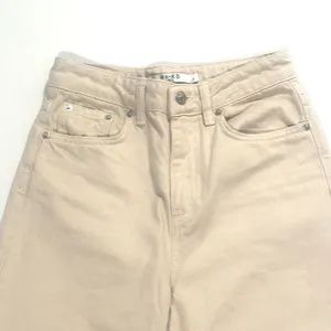 NA-KD Wide Leg‎ Jeans Women's 24 X 32 High Waist Beige Cream Pants Y2K Festival thumbnail 7