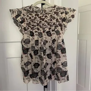 Ulla‎ Johnson Erin Top Gardenia Floral thumbnail 2