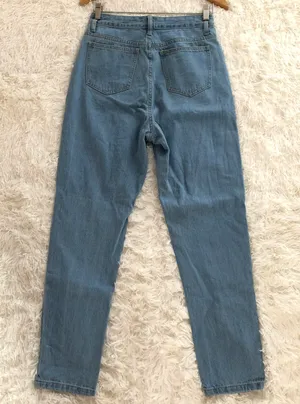 Princess Polly vintage mom jeans in pale blue thumbnail 3