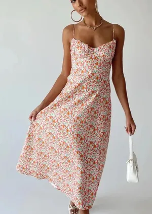 Princess Polly Amara Midi Dress Multi thumbnail 1