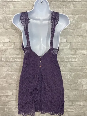 Free People "Night Moves" Lace Bodycon Slip Dress thumbnail 3
