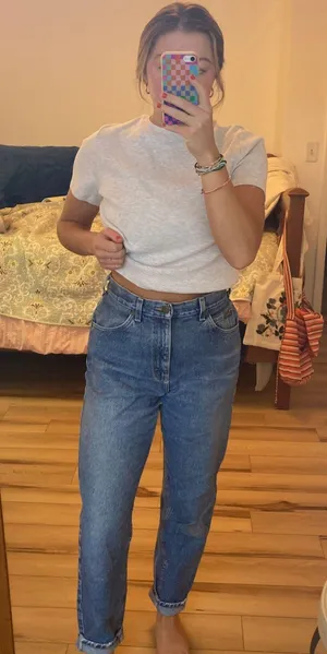 Vintage Rider Mom Jeans thumbnail 2