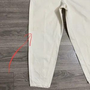 Zara The Petit Women Off White‎ Tapered High Rise Relaxed Fit Boho Jeans Size 6 thumbnail 15