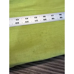 AGB Chartreuse Yellow Linen Shift Dress Womens 16 Sleeveless‎ Mid Mod Sun thumbnail 9