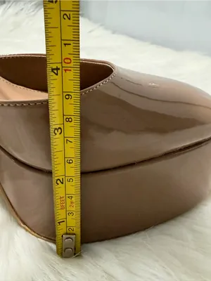Madden Girl Dion Nude Patent Platform Heels - Size 10 thumbnail 11