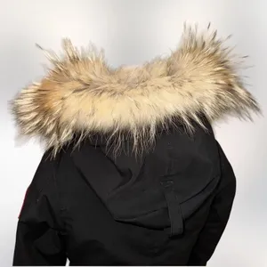 Canada Goose Black Parka with Fur Trim Hood – Authentic Women’s Jacket Size XS thumbnail 3