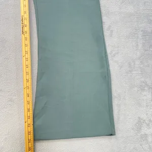 Zara Wide Leg Trousers High Waist Flowy‎ Palazzo Pant Career Sage Green Large thumbnail 7