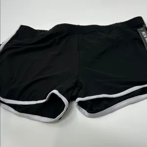 New Mix Black and White Women's Athletic Shorts thumbnail 7