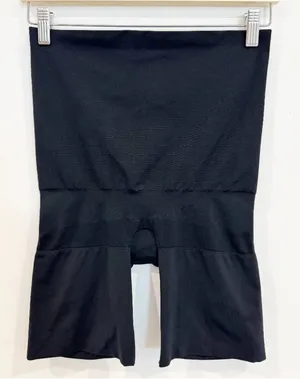 Spanx Shaping High Waist‎ Shapewear Shorts Tummy Control Black Plus Size 1X thumbnail 1