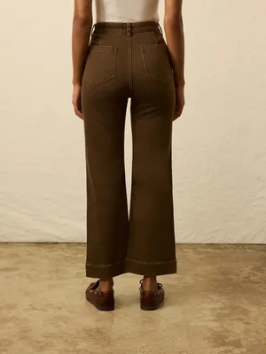 Faherty Stretch terry patch pocket pants thumbnail 3