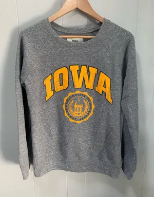 Pressbox Iowa Hawkeye Women's Sweatshirt Small thumbnail 1